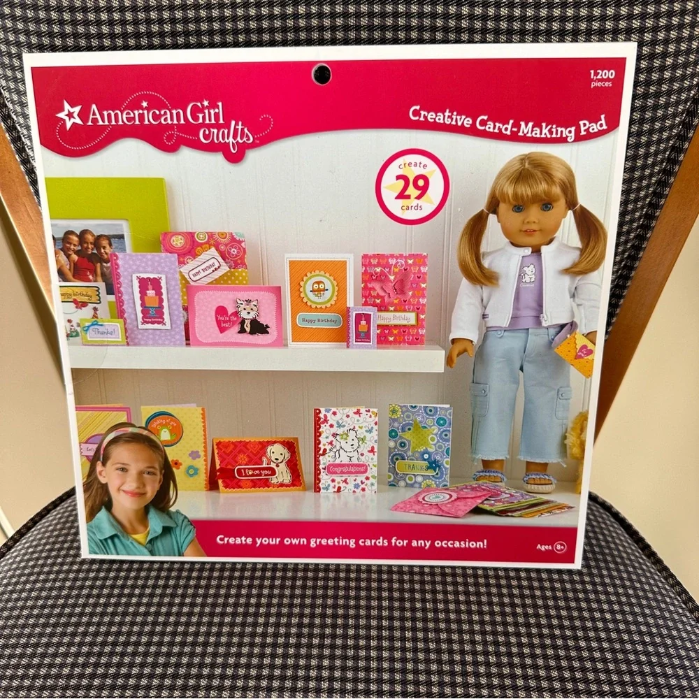 American Girl Card-Making Kit with Colorful Designs 29 Cards